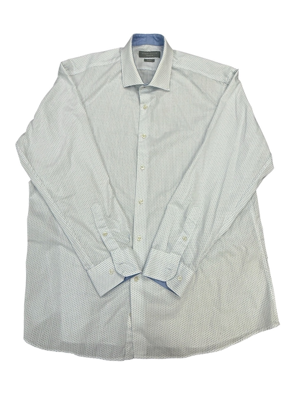 Perry Ellis Premium Slim Fit Dress Shirt 18 34/35
